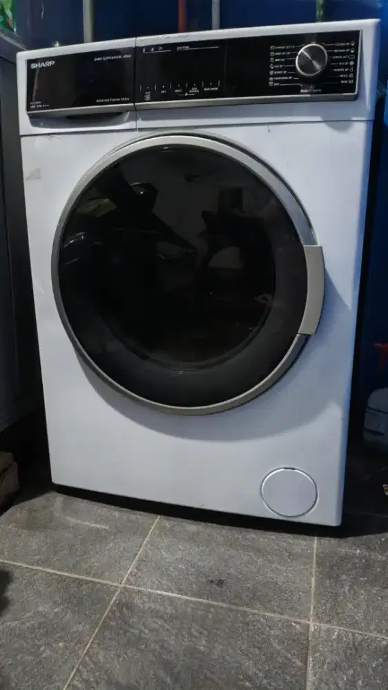Dijual Mesin Cuci Sharp ES-FL1280BX Front Loading Inverter 8kg