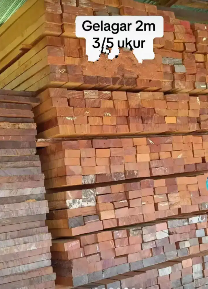 Kayu ulin asli...