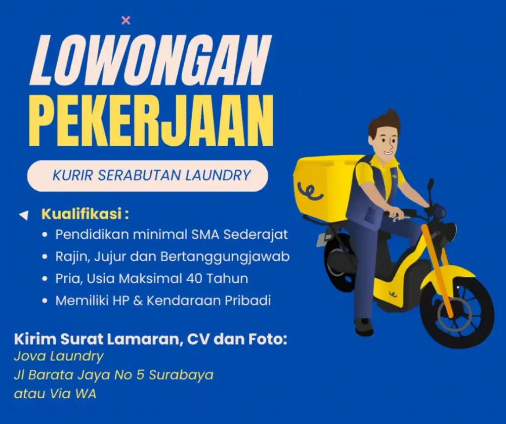 Kurir Laundry Serabutan