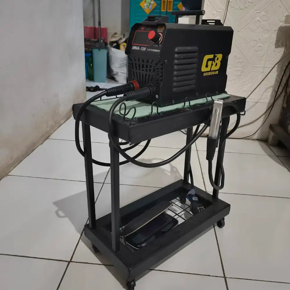 Mesin las GB MMA 120 + stampset jld + blower baterai
