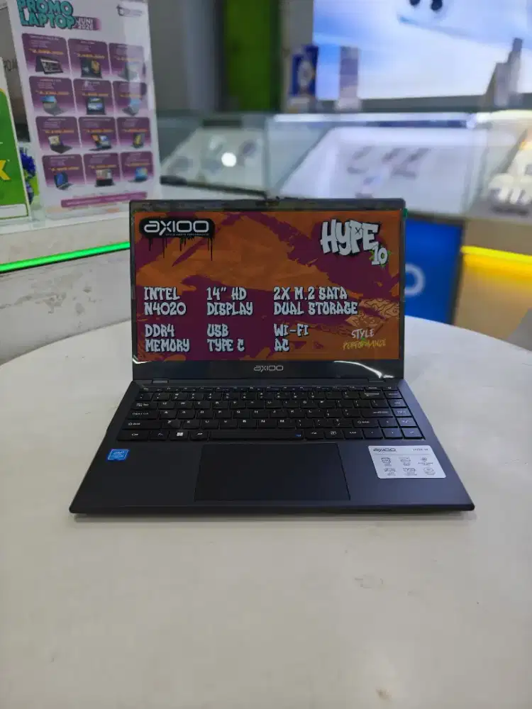 READY PROMO LAPTOP BARU AXIOO HYPE 10 COCOK BUAT KEBUTUHAN MICROSOFT