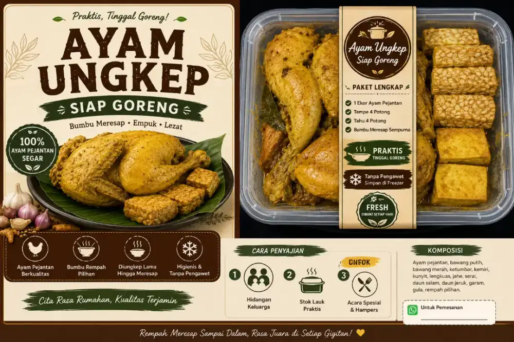 Ayam ungkep homemade
