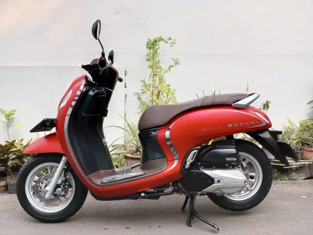 Seperti baru kilomter 10ribu Honda Scoopy xeyles remote