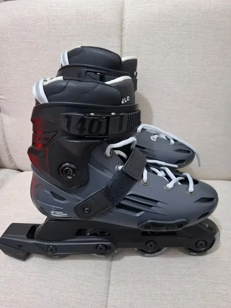 Paket Bundle Inline Dechatlon Oxello MF140 (41-42)+Decker+Helm+Tas 99%