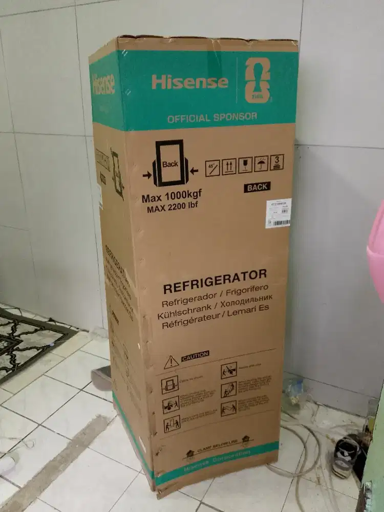 Kardus kulkas 2 pintu
