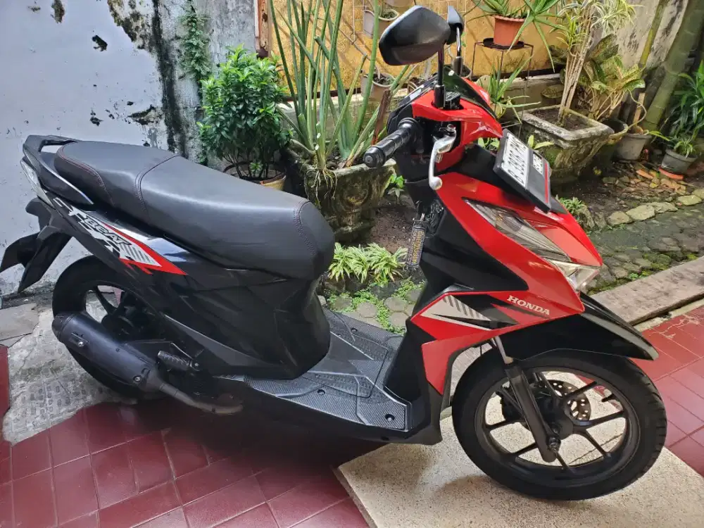 Honda Beat Merah 2023 Full orisinil.