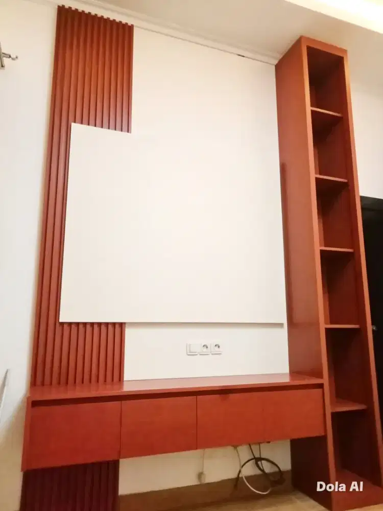 Lemari tv perederob tv minimalis