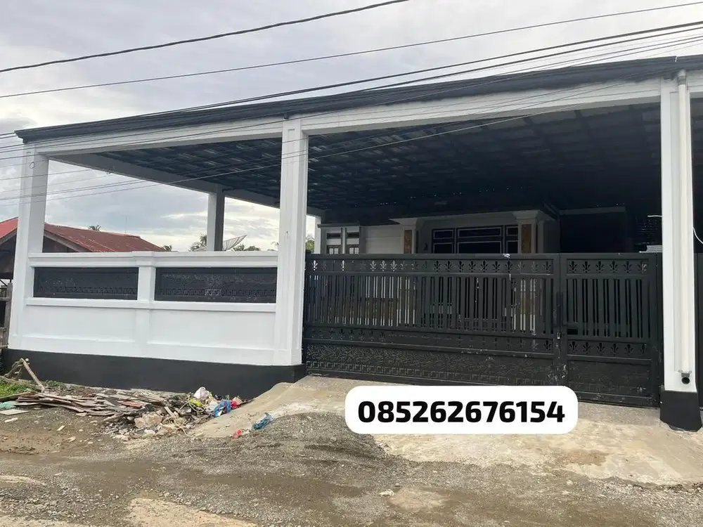 Rmh minimalis type 180/271.M.lgkp pagar sorong+kanopi gp lhongcut