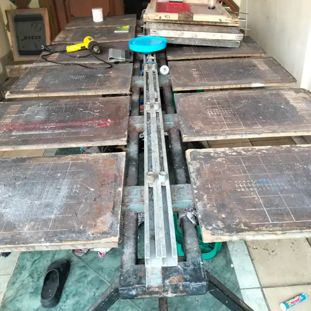 Meja sablon Rell 12 papan