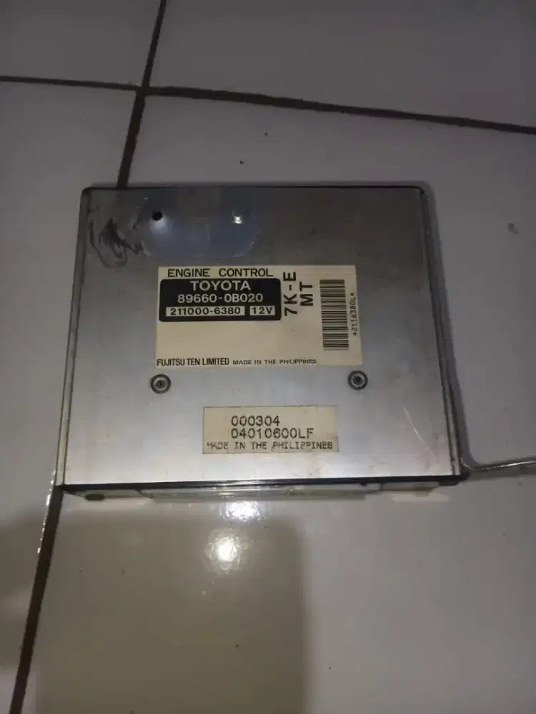 ECU 7k efi 1.8 manual