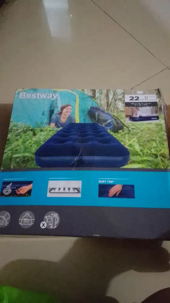 kasur angin tebal
