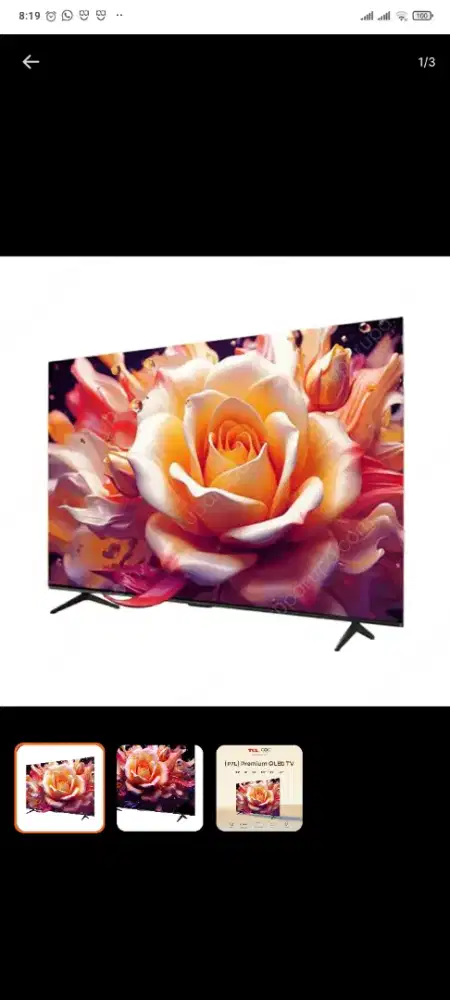TCL Tv 75 Inch Qled