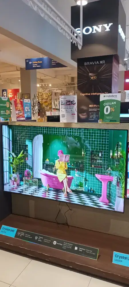 Samsung tv 65u8500H stok terbaru
