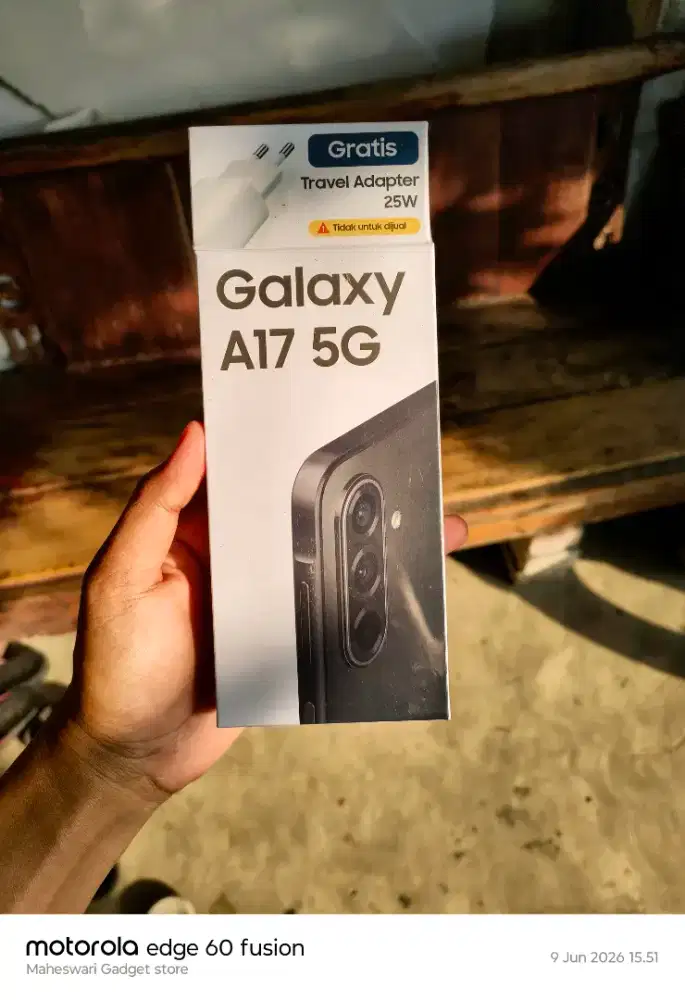 Galaxy A17 5G 8/256 Baru Segel Dus garansi resmi 1th
