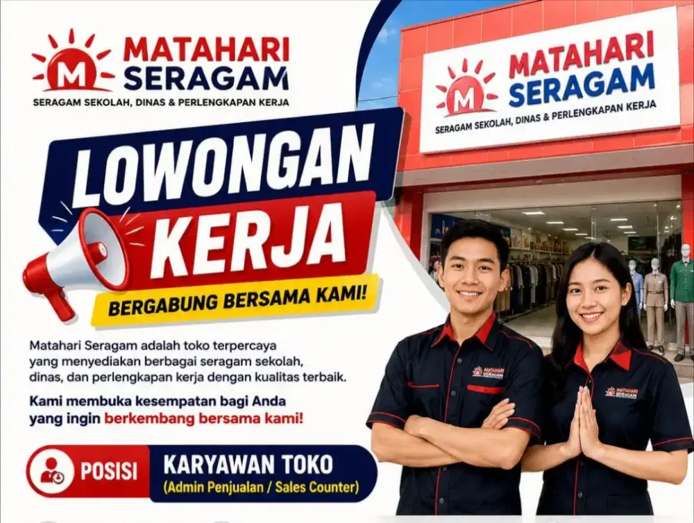 Lowongan Kerja Matahari Seragam
