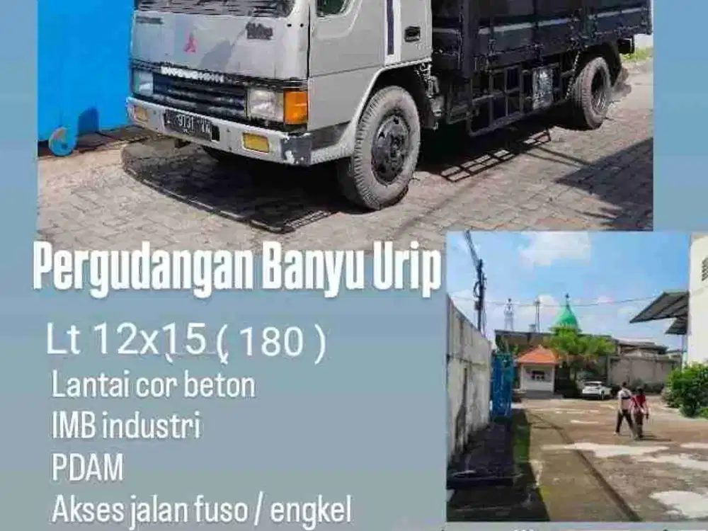 Workshop Banyu Urip. Margomulyo. Gudang / industri. ada PDAM