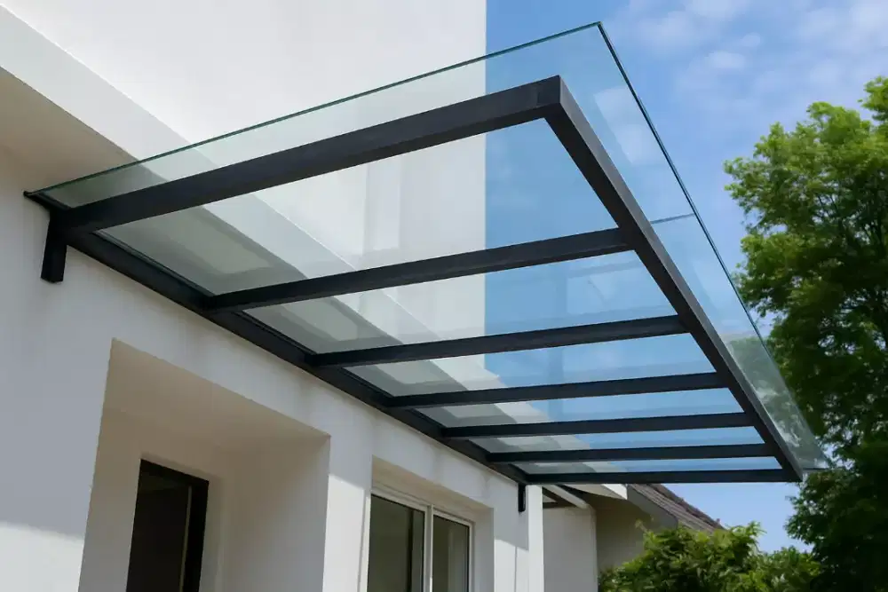 Canopy atap kaca