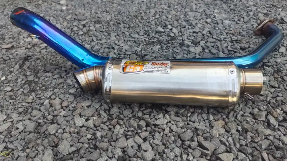 Jual knalpot merk CLD Racing type C3 Inlet 55mm, nego sampe jadi