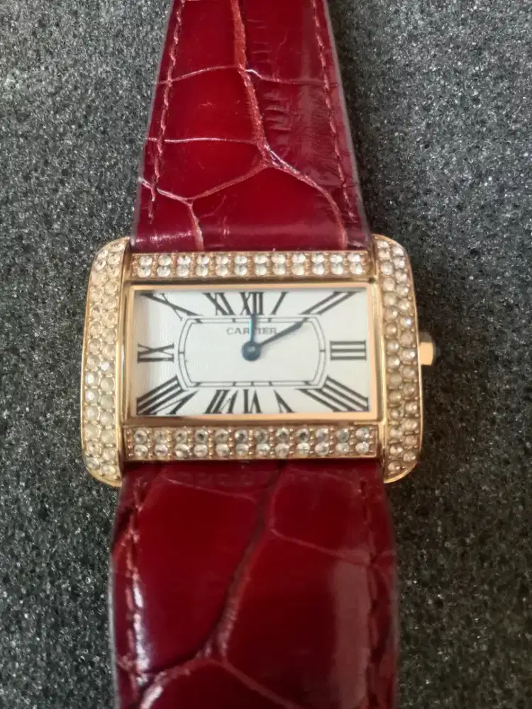 CARTIER ROADSTER 18 K YELLOW GOLD DIAMOND