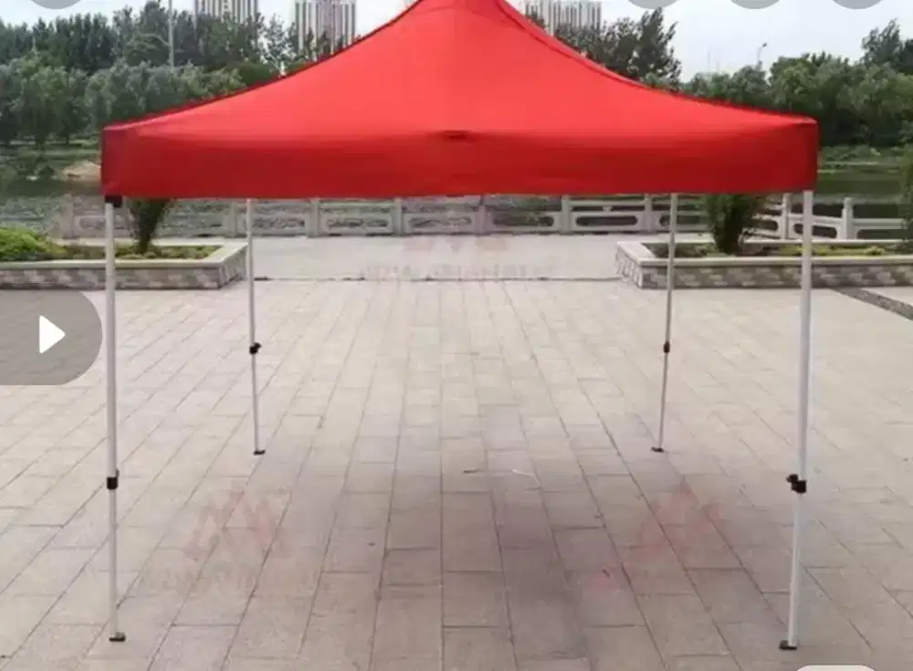 3 unit tenda  angkringan UK 2x3m warna pink
