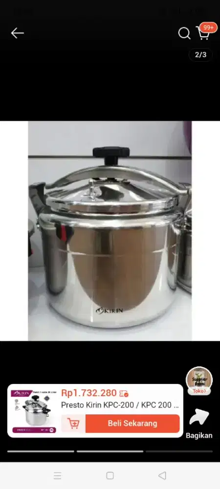 Jual presto 20 ltr baru