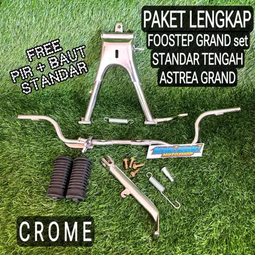 LENGKAP Step Fostep Footstep Bastep Pijakan Kaki Depan Set Standar