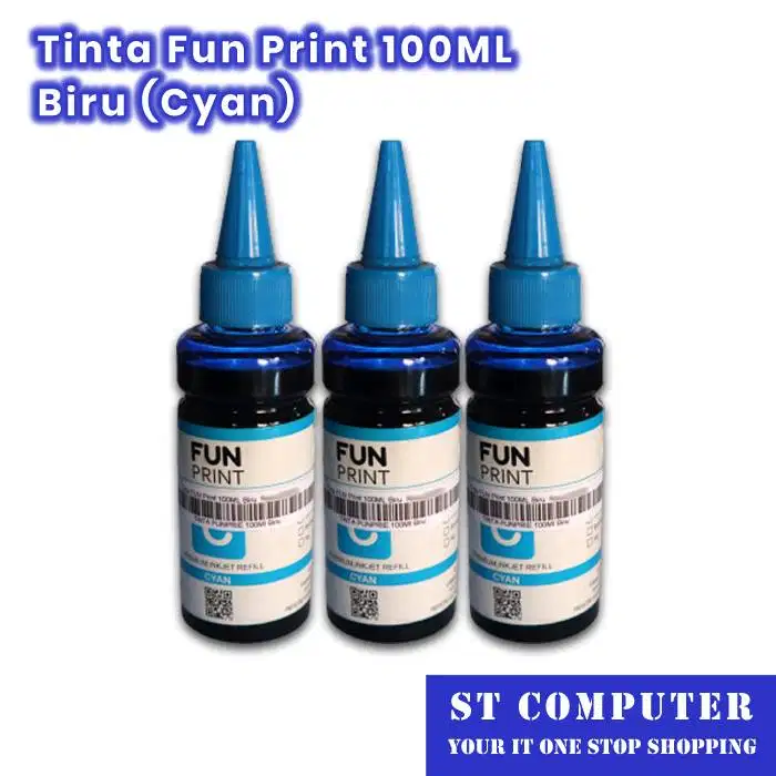 Tinta Fun Print 100ML Biru