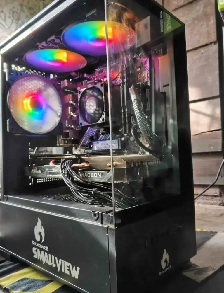 Pc gaming ryzen 5 5600 32gb vga rx 6600
