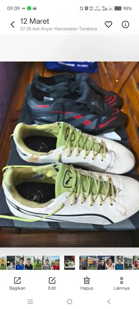 Puma king Pro no 43 atau 28 cm. Bekas