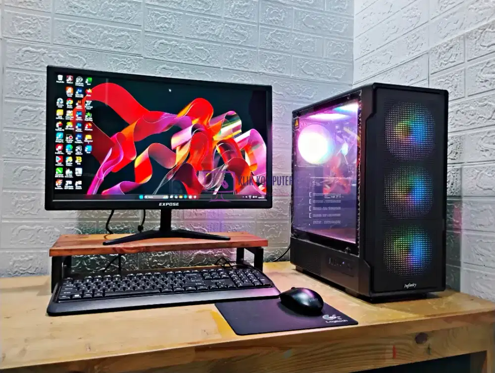 PC Gaming Editing dan Live Hemat Siap Pakai