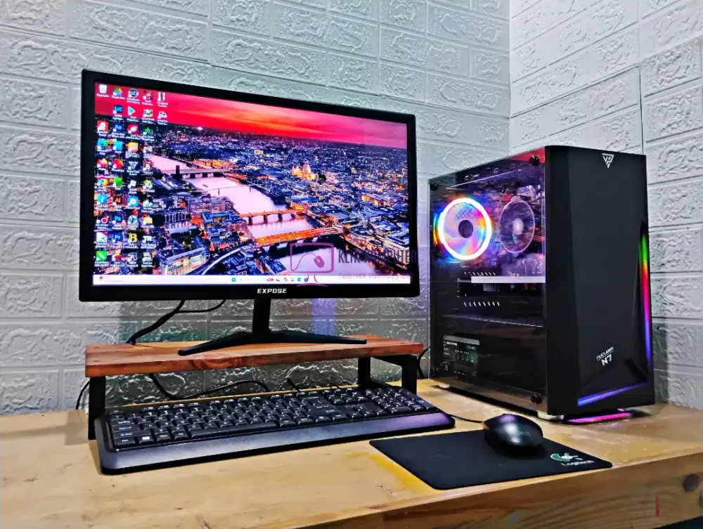 PC Gaming Editing Live Streaming Ryzen7 Hemat