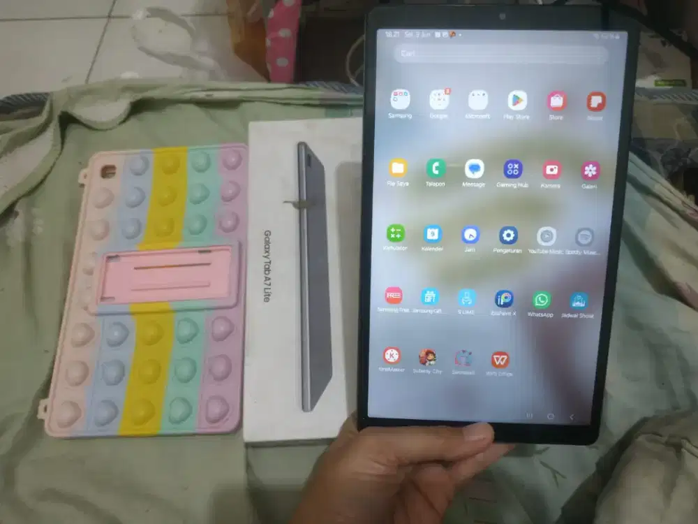 Samsung Tab a7 lite ram 3+4/internal 32 lgkp t220 wifi