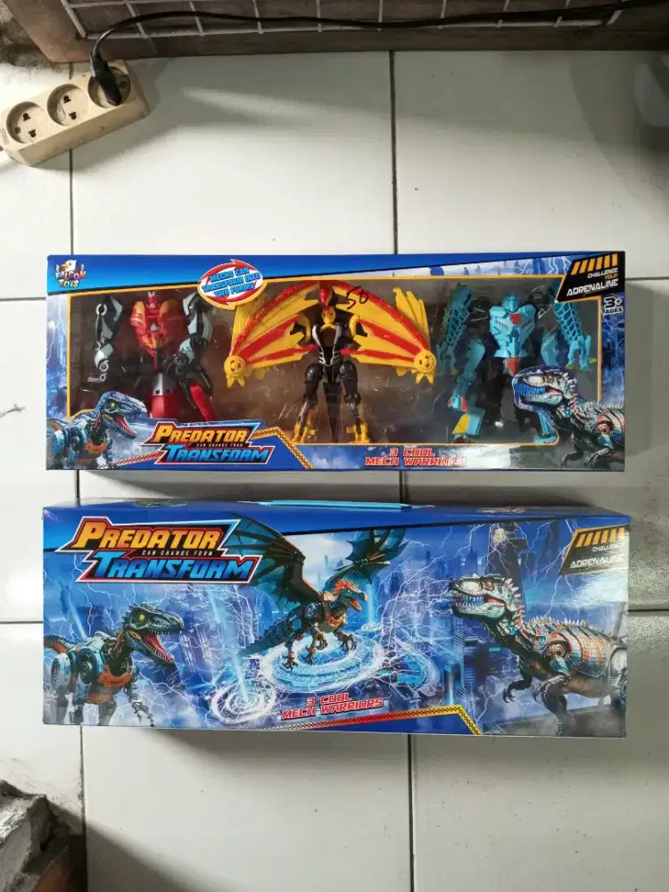 Mainan Anak Robot Predator isi 4