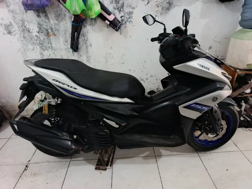 Jual beli aerox th2019 samping kompelik Andika hairi motor bjm