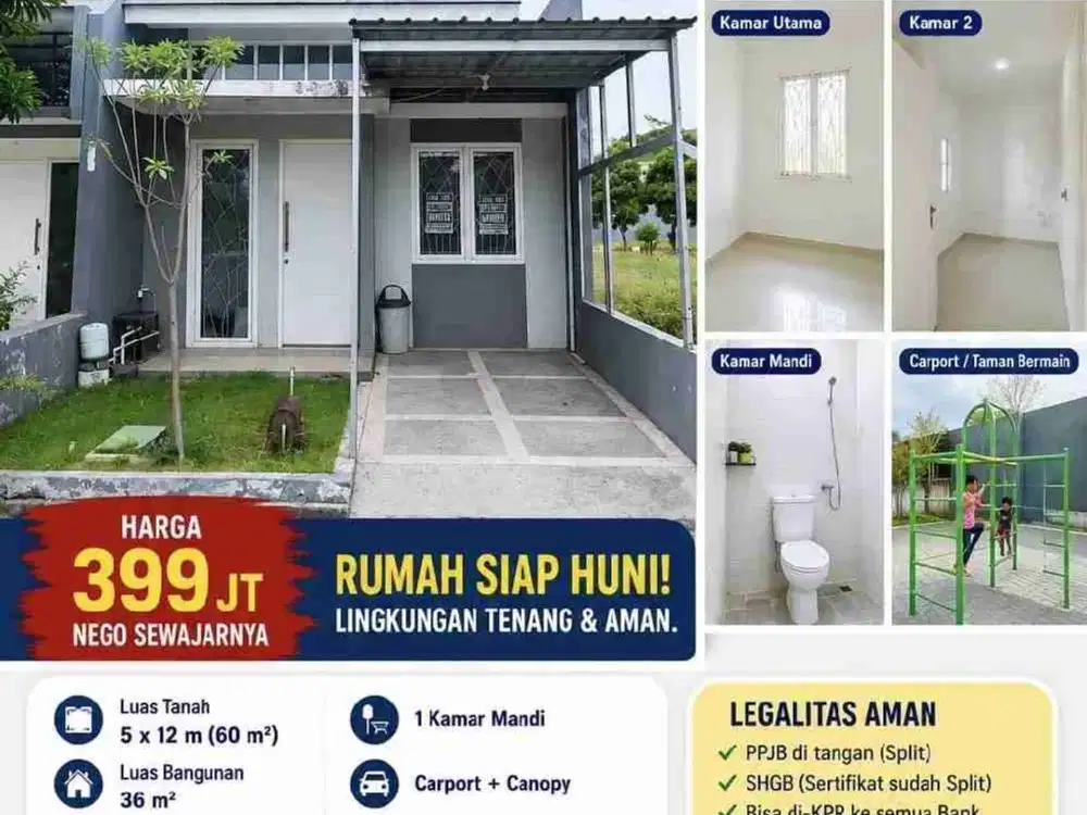 Rumah bagus Bayleaf Residence Hulaan menganti dekat greenland puri safira
