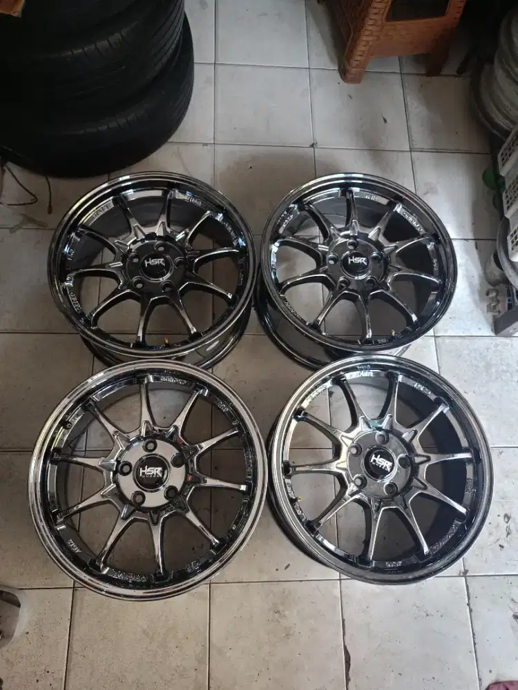 velg original hsr blackcrom R17
