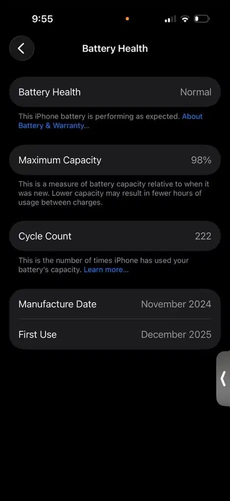 Jual cepat iphone 16 pro 256 gb white garansi panjang desember 2027