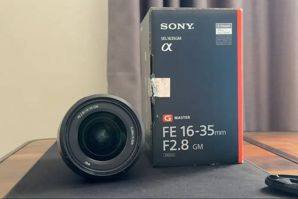Lensa Sony FE 16-35mm f/2.8 GM (Mark I) Fullset Ex Garansi Resmi
