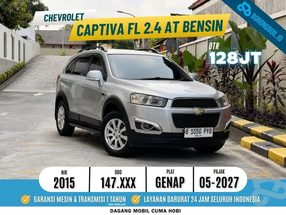 Chevrolet Captiva FL 2.4L Bensin 2015 Silver