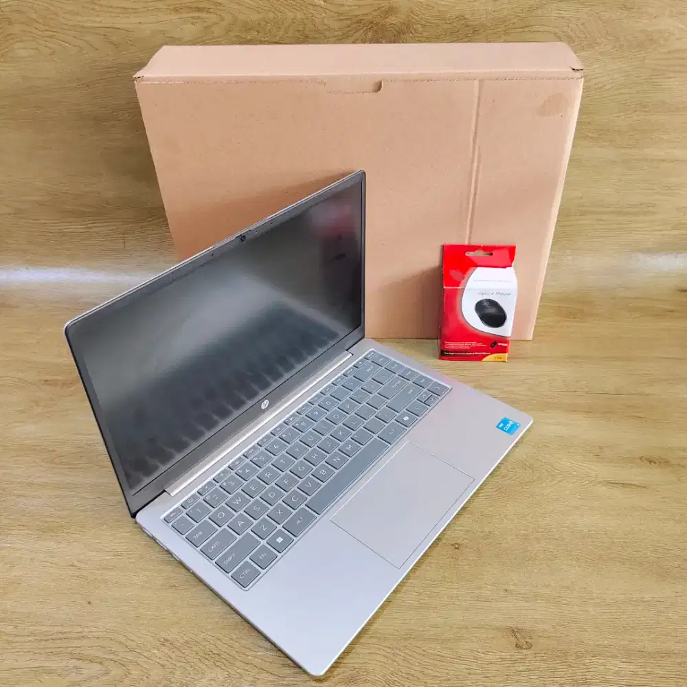 Like New LAPTOP HP 14-ep0321TU SLIM CORE i3 GEN13 RAM 12GB bonus Mouse