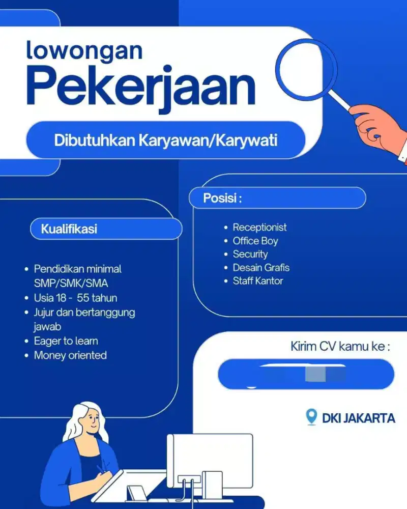 Info Lowongan Utk Marketig