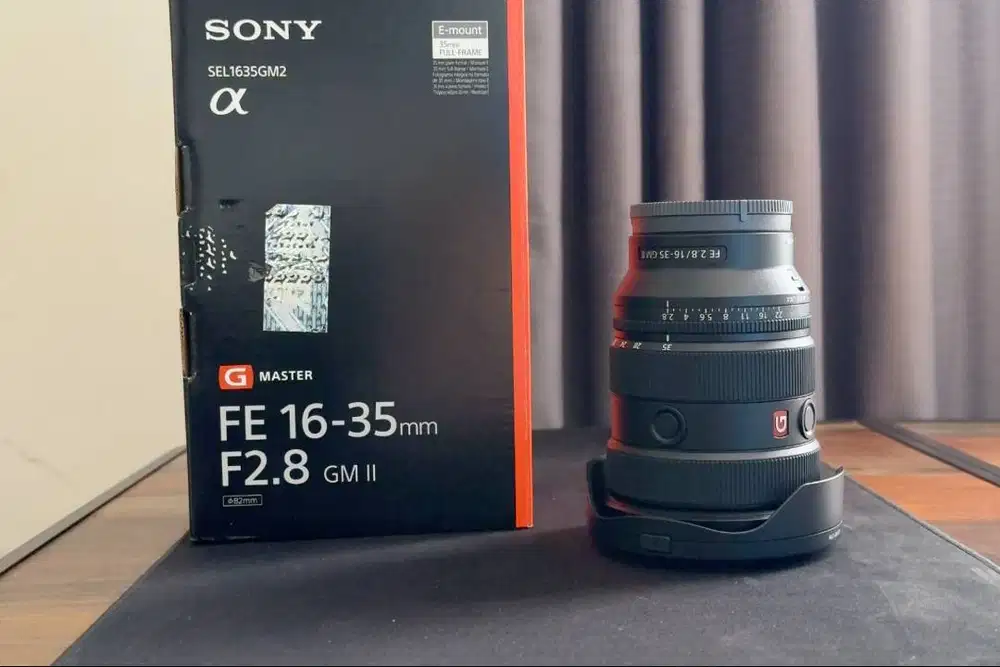 Lensa Sony FE 16-35mm f/2.8 GM II (Mark 2) Fullset Ex Resmi DOSS