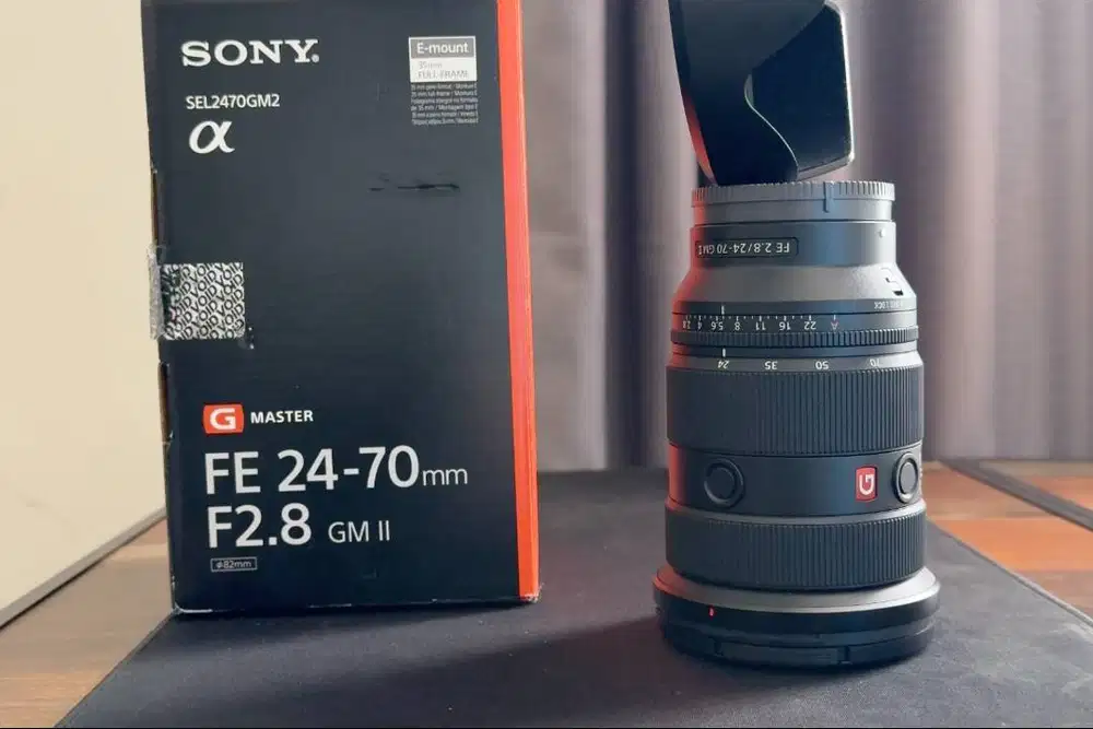Lensa Sony FE 24-70mm f/2.8 GM II (Mark 2) Fullset Ex Garansi Resmi
