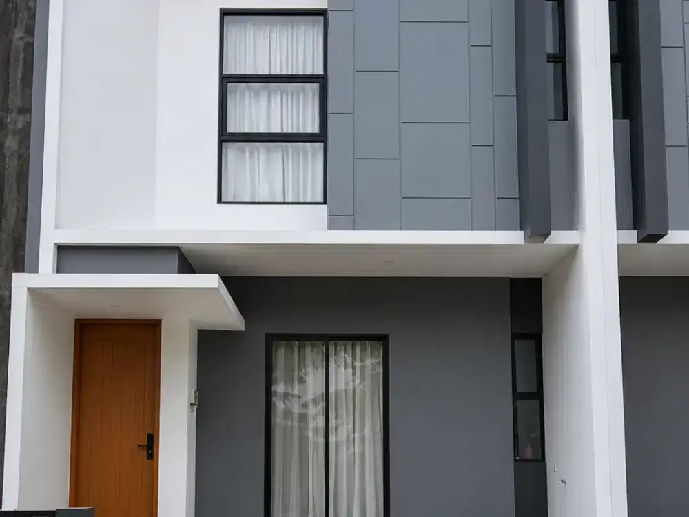 Rumah Ekslusif 2 Lantai Ciater Full Furnished hadap taman dekat BSD City Stasiun Rawa Buntu & Tol