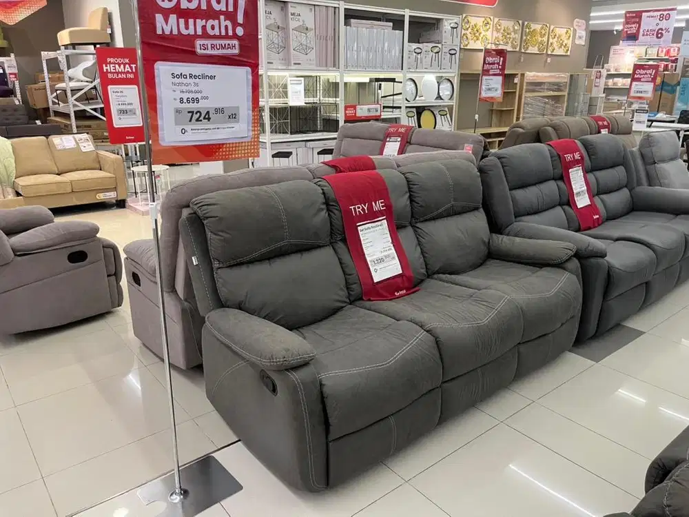 NATHAN SOFA RECLINER 3Seater
