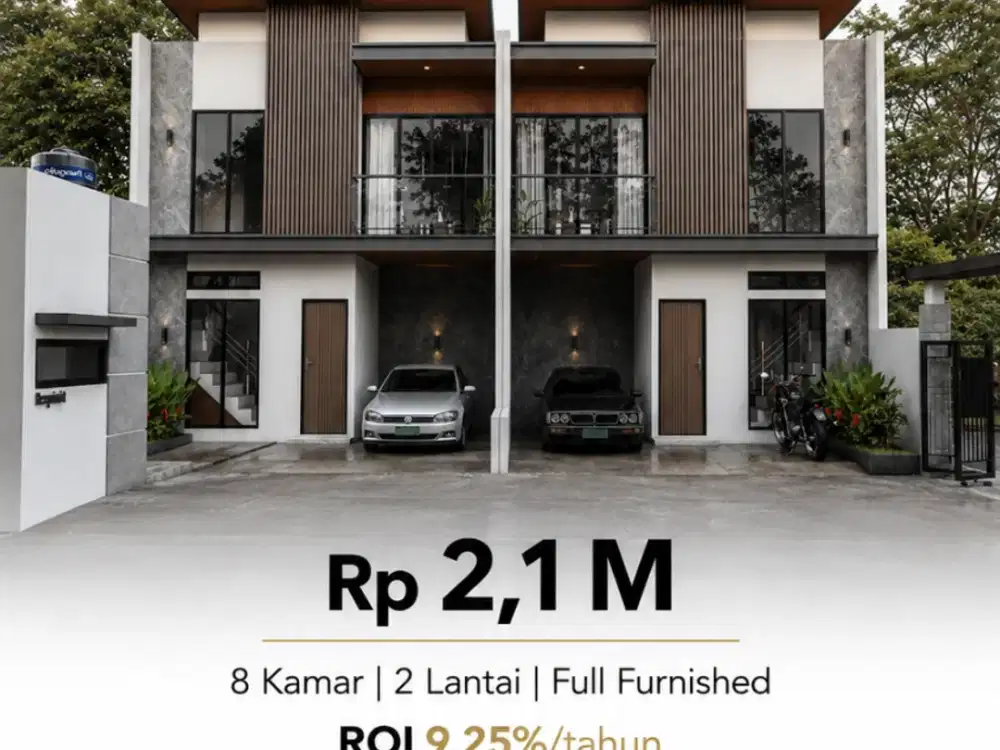 Kost Full Furnished Dekat Kampus UNPAD Jatinangor SHM Siap Usaha ROI 8,9%