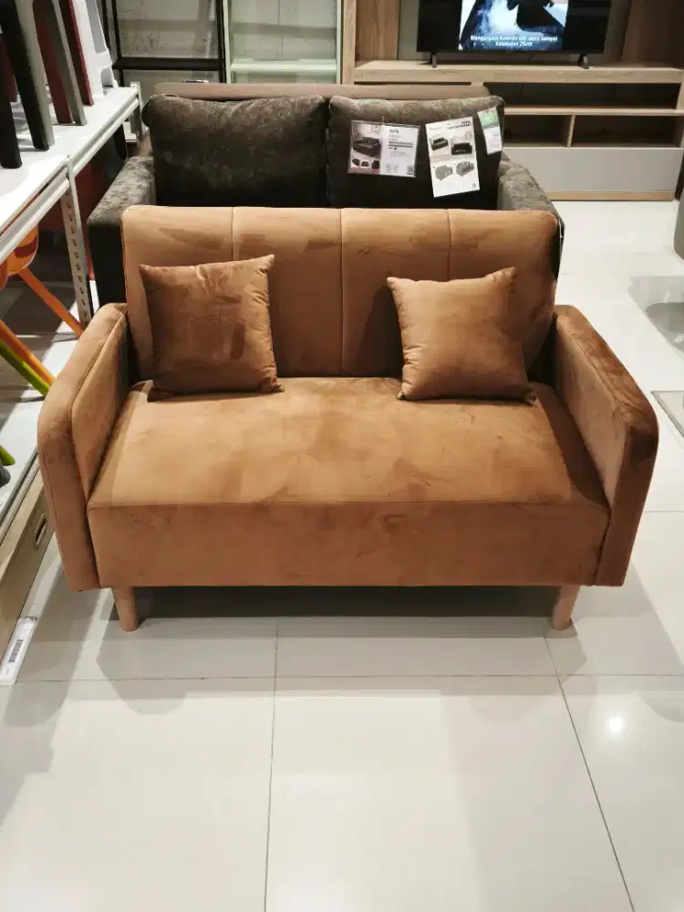 Sofa Tamu 2 Seater Baru Murah