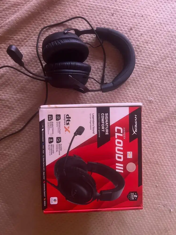 Headset gaming hyper X cloud III