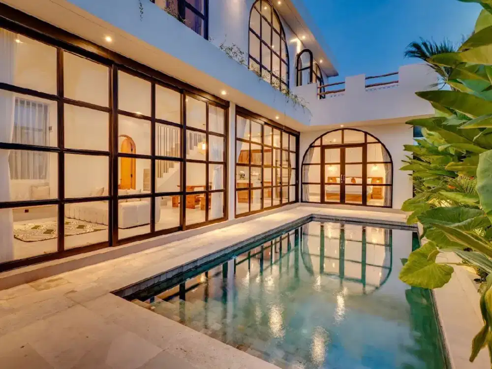 Disewakan Spacious 3 Bedroom Villa Baru Siap Huni Hanya 10 Menit ke Pantai Pererenan