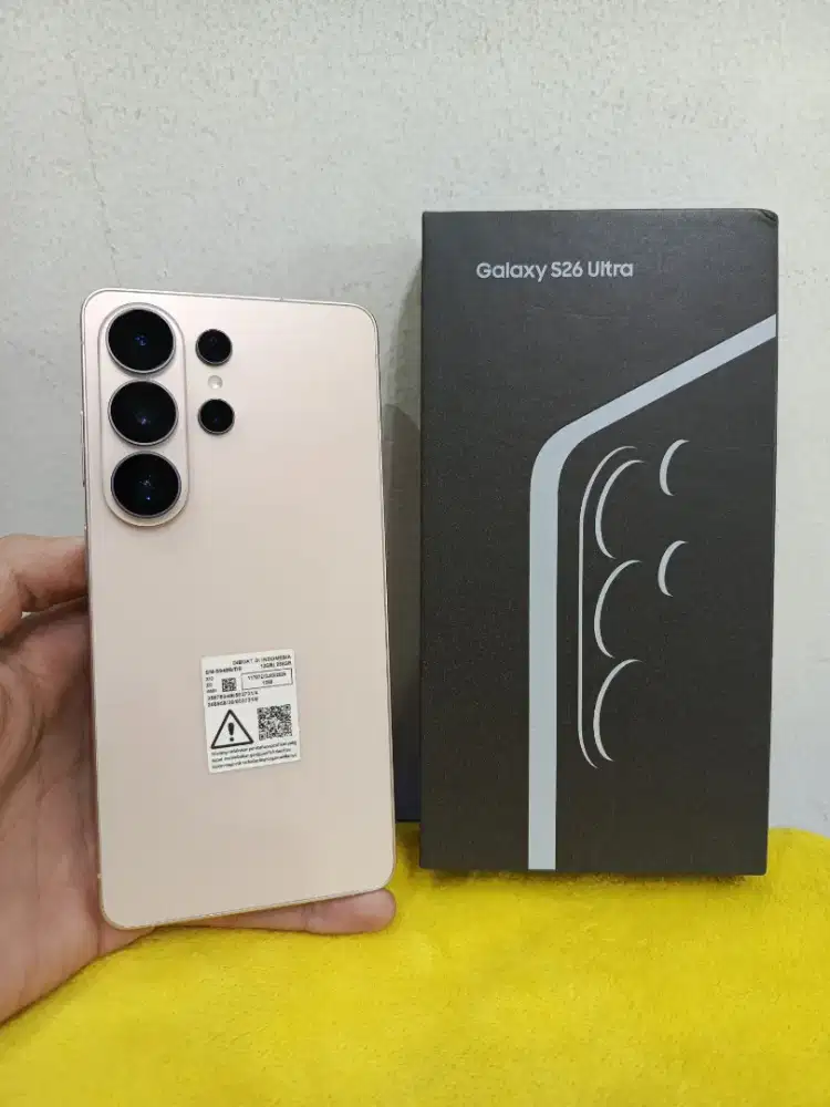 Samsung S26 Ultra 12/256 Garansi 1Tahun, Mulus Seperti Baru, Nominus